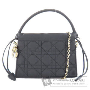 Christian Dior Lady Millie Handbag Calfskin Leather